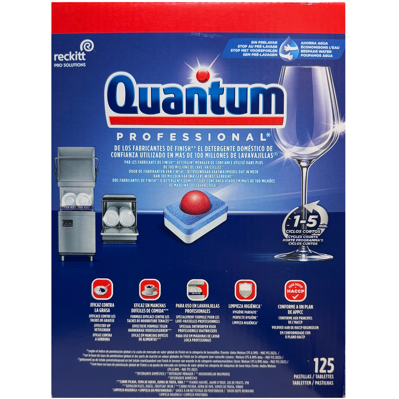 Quantium Professional Powerball, таблетки за съдомиялна, 125 броя ...