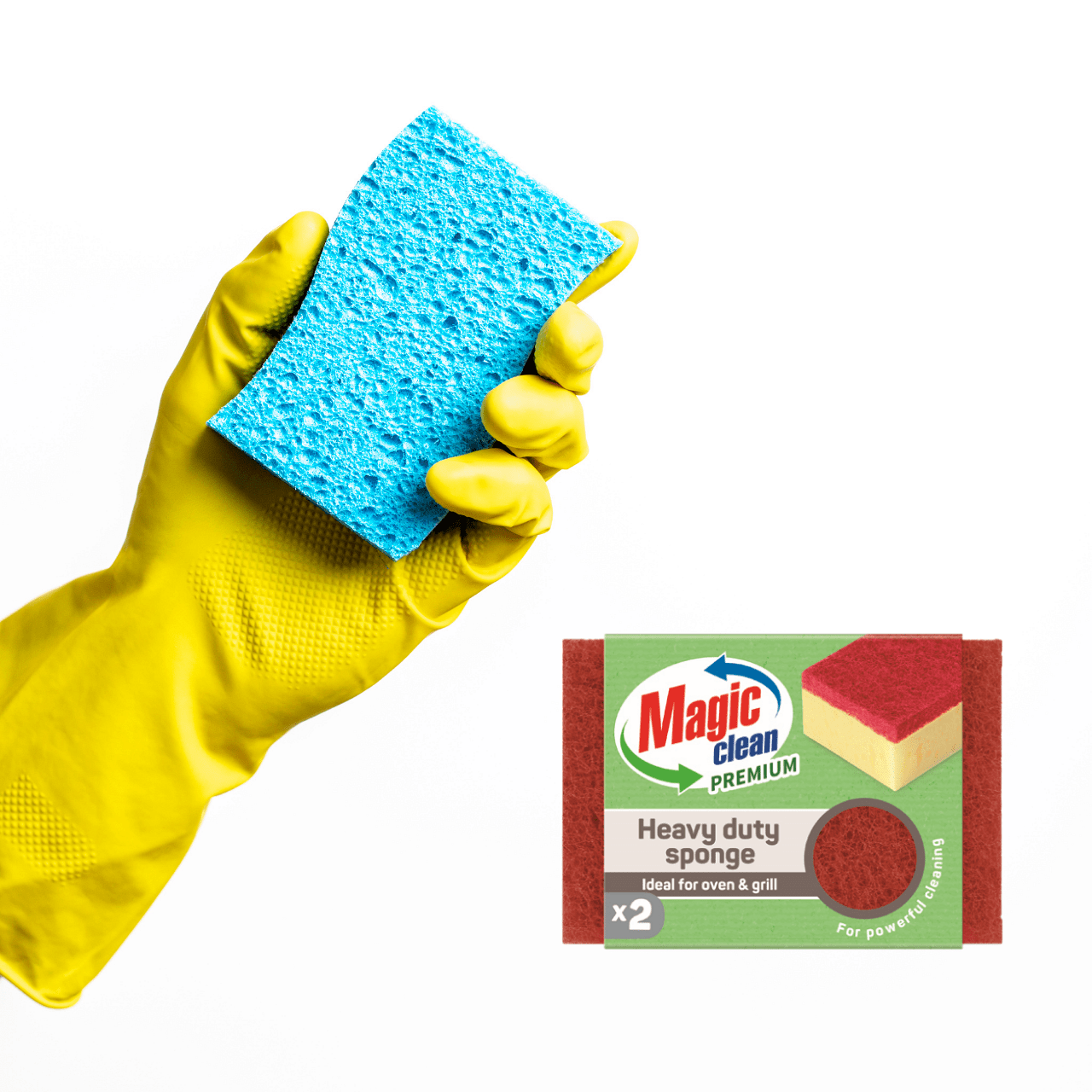 Magic Clean Premium Heavy Duty, 2 броя | Cleanmarket.bg