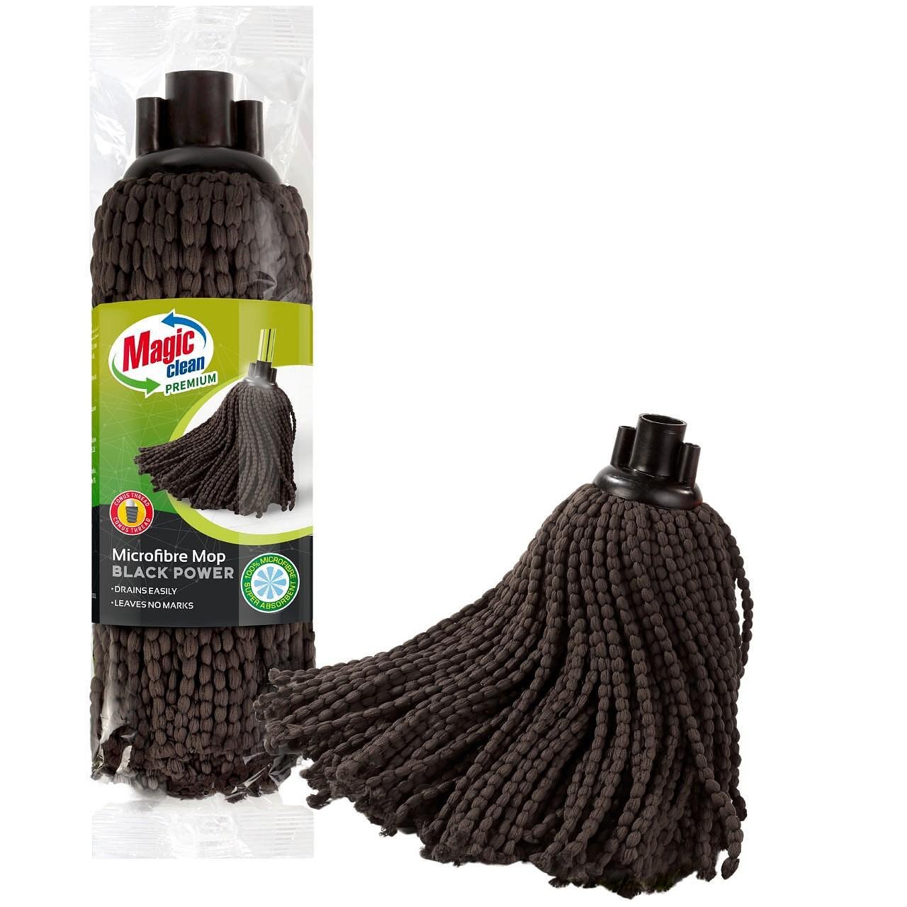 Magic Clean Premium Black Power бърсалка микрофибър | Cleanmarket.bg