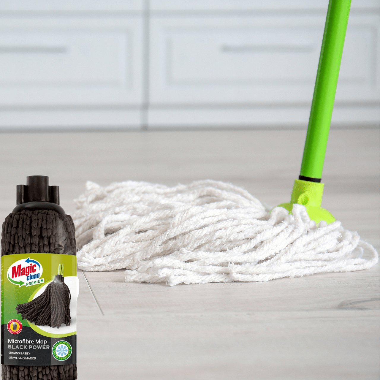 Block Magic Clean Magic Clean Premium Black Power бърсалка микрофибър | Cleanmarket.bg