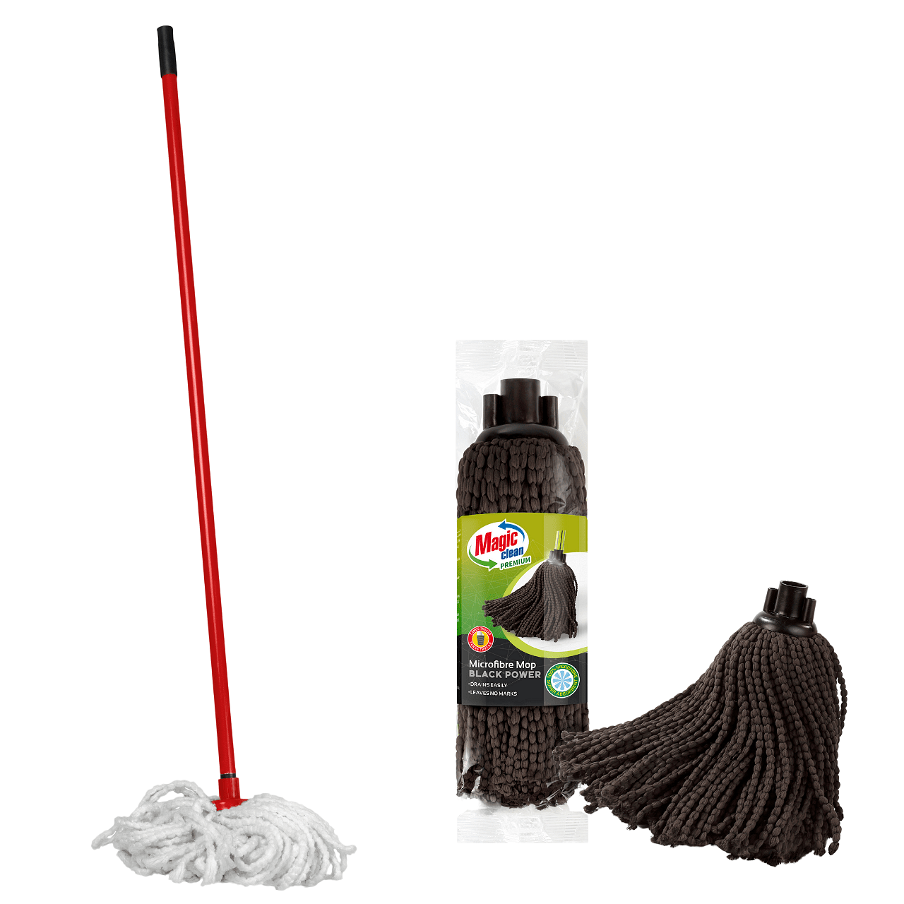 Magic Clean Premium Black Power бърсалка микрофибър | Cleanmarket.bg