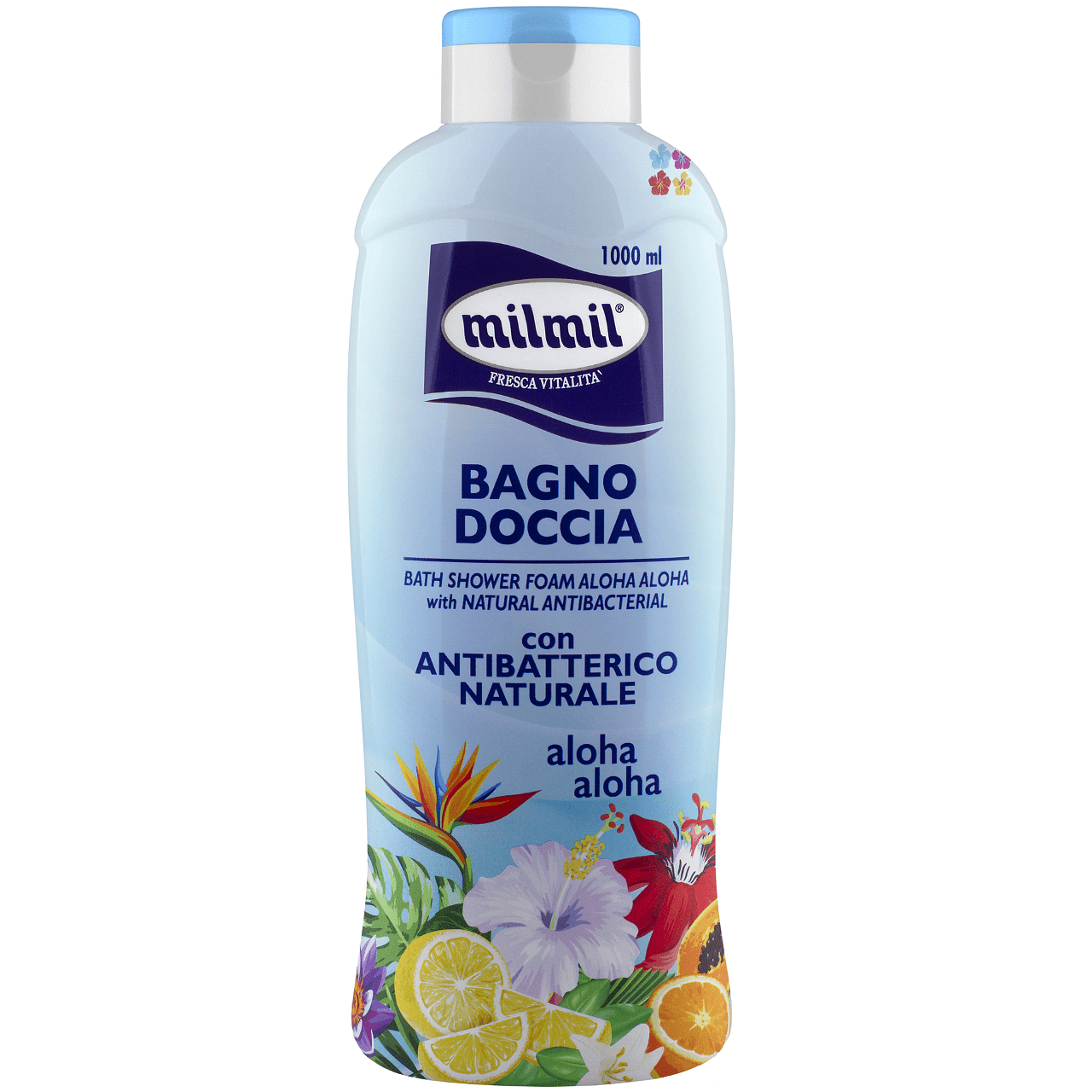 Milmil Milmil Aloha Antibacterial душ гел, 1 литър | Cleanmarket.bg