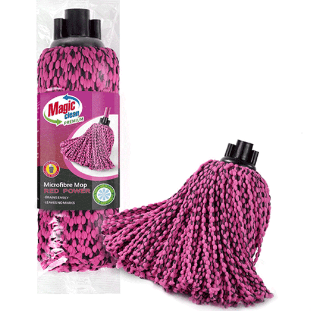 Magic Clean Premium Red Power бърсалка микрофибър | Cleanmarket.bg