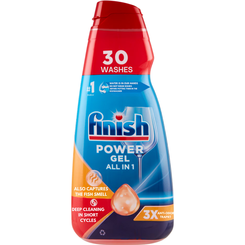 Finish All in One Anti Odore, 600 мл, 30 измивания | Cleanmarket.bg