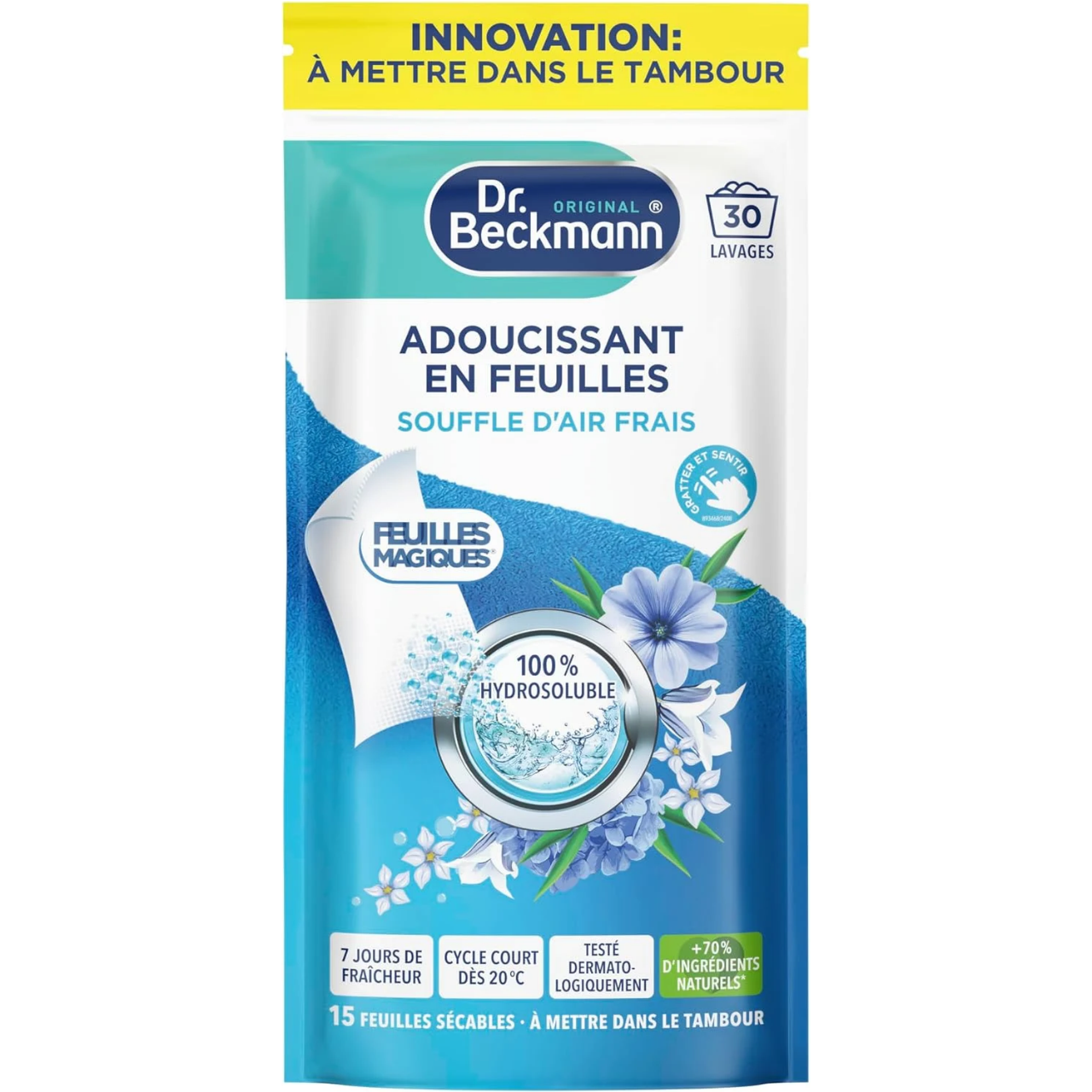 Dr. Beckmann Magic Sheets Fabric Softener Fresh Air, 30 пранета ...